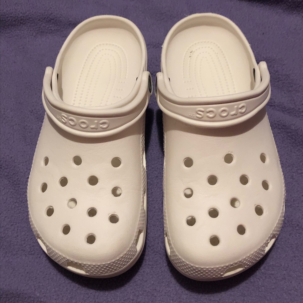 White Crocs